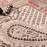 Paisley Panorama Hand Knotted Woollen and Silk Rug By Tarun Tahiliani