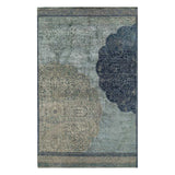 Qafia Hand Knotted Woollen and Silk Rug