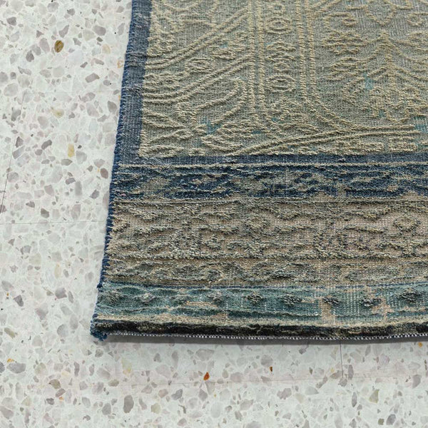 Qafia Hand Knotted Woollen and Silk Rug  By Tarun Tahiliani