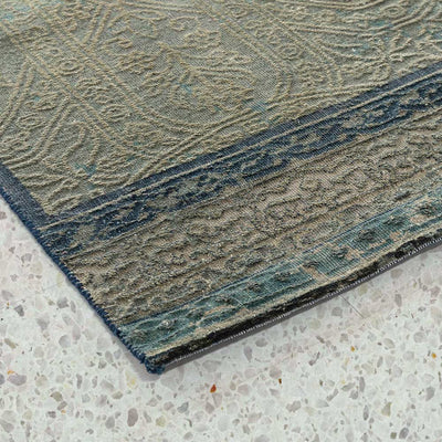 Qafia Hand Knotted Woollen and Silk Rug  By Tarun Tahiliani