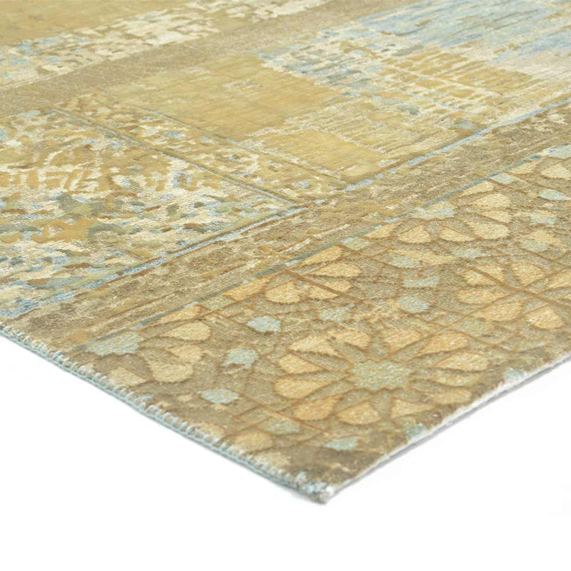 Windswept Hand Knotted Woollen And Silk Rug By Tarun Tahiliani