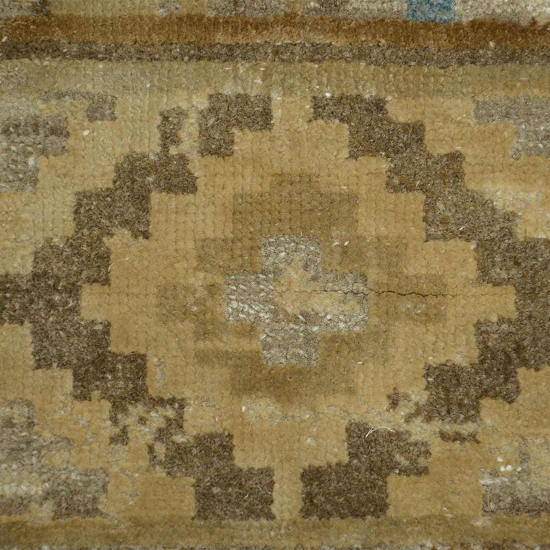 Windswept Hand Knotted Woollen and Silk Rug