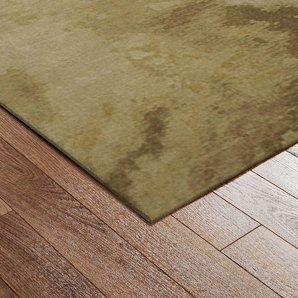 Cloudburst Gold Hand Knotted Woollen Rug