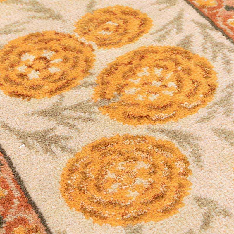 Meera Hand Knotted Woollen and Viscose Rug