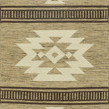 Radionic Hand Woven Woollen Dhurrie