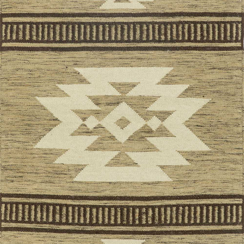 Radionic Hand Woven Woollen Dhurrie