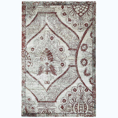 Jhaalara Oasis Hand Knotted Woollen And Silk Rug By Raghavendra Rathore