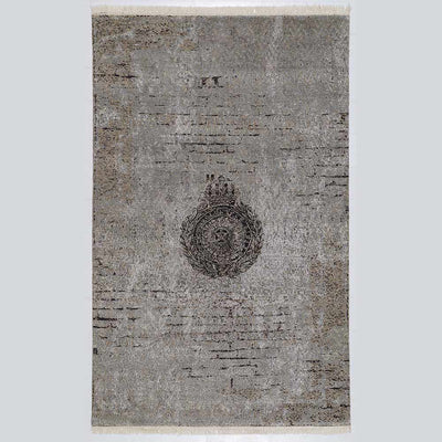 Corporal Merit Hand Knotted Woollen and Silk Rug By Shantanu And Nikhil