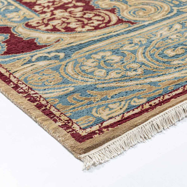 Khwabeeda Hand Knotted Woollen and Silk Rug By Raghavendra Rathore