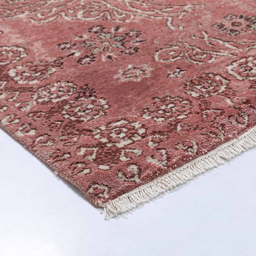 Nazakat Hand Knotted Woollen and Silk Rug