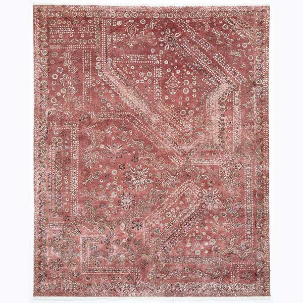 Nazakat Hand Knotted Woollen and Silk Rug