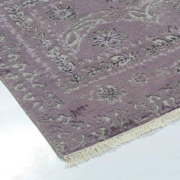 Nazakat Hand Knotted Woollen and Silk Rug