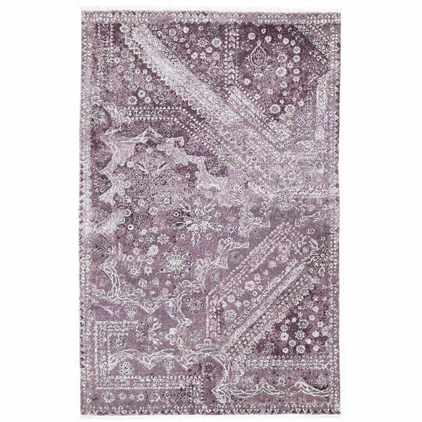 Nazakat Hand Knotted Woollen and Silk Rug