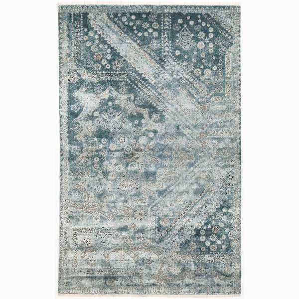 Nazakat Hand Knotted Woollen and Silk Rug