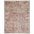 Rose Hand Knotted Woollen and Viscose Rug