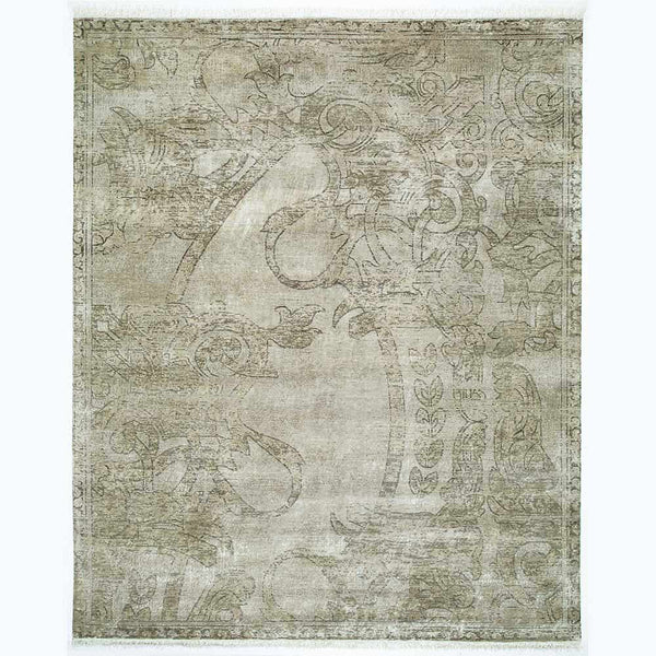 Dune Crest Hand Knotted , Silk And Viscose Rug By Raghavendra Rathore