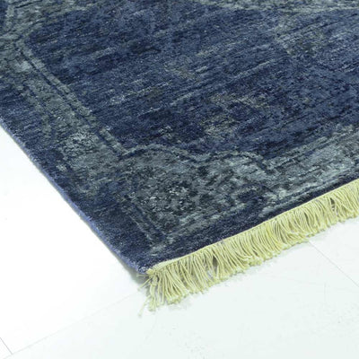 Lancers Insignia Hand Knotted , Silk And Viscose Rug By Raghavendra Rathore