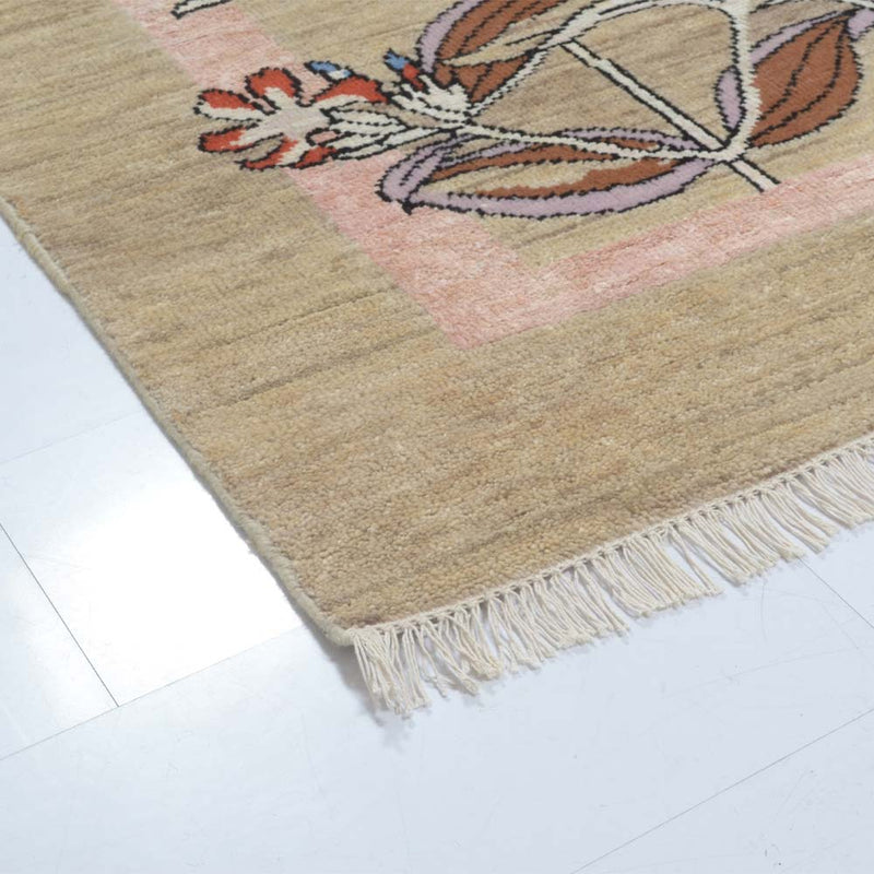 Varicase-X Hand Knotted Pamir Woollen and Recycled Silk Rug