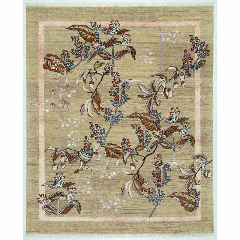Varicase-X Hand Knotted Pamir Woollen and Recycled Silk Rug