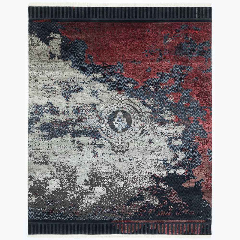 Enviced Glory Hand knotted Woollen and Silk Rug By Shantanu And Nikhil