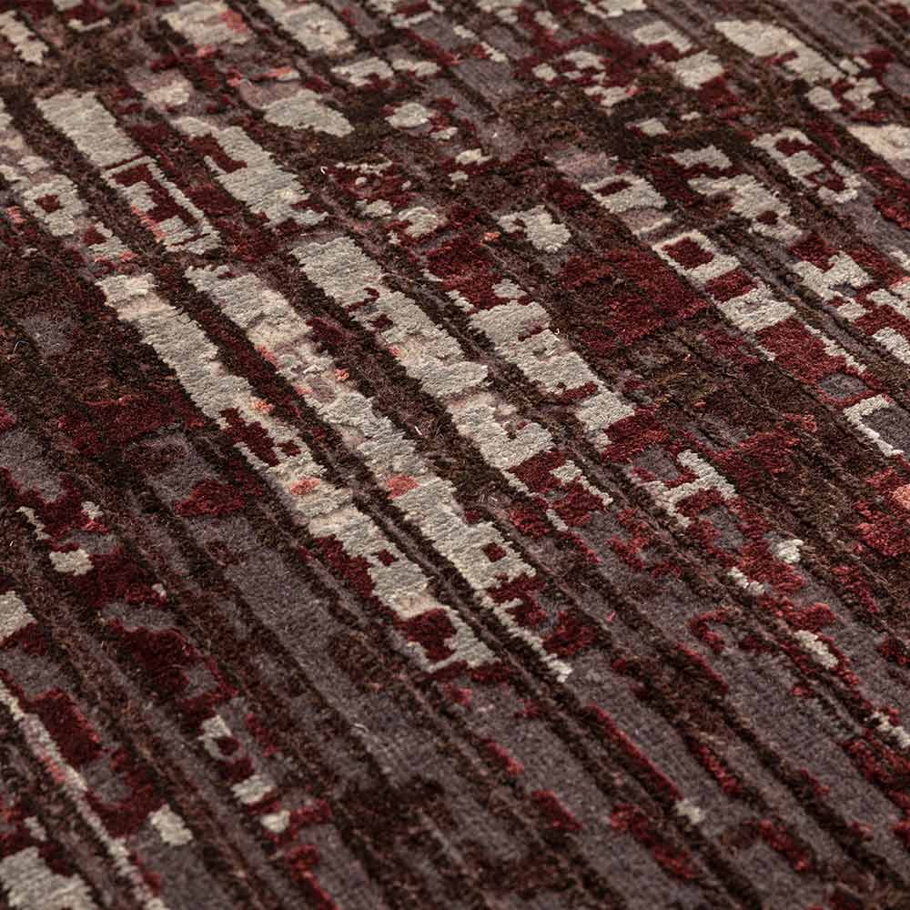 Valiant Regimen Hand Knotted Woollen and Silk Rug By Shantanu And Nikhil