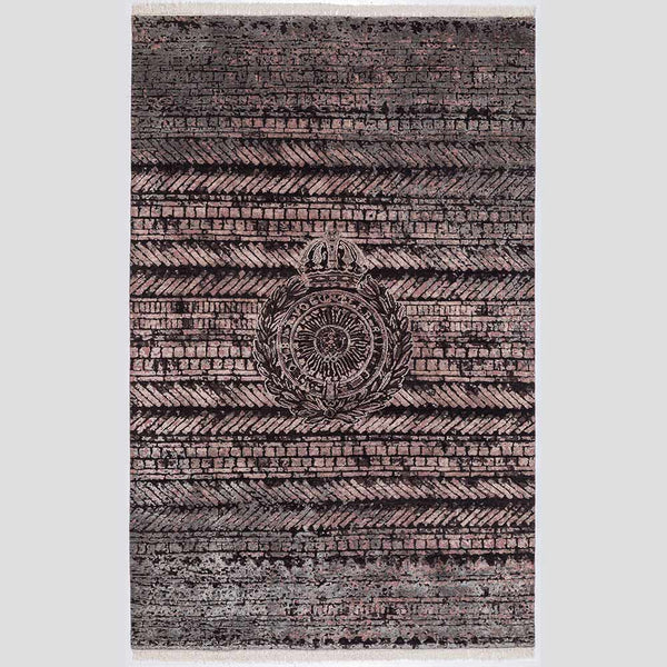 The Great Marshal Hand Knotted Woollen and Silk Rug By Shantanu And Nikhil