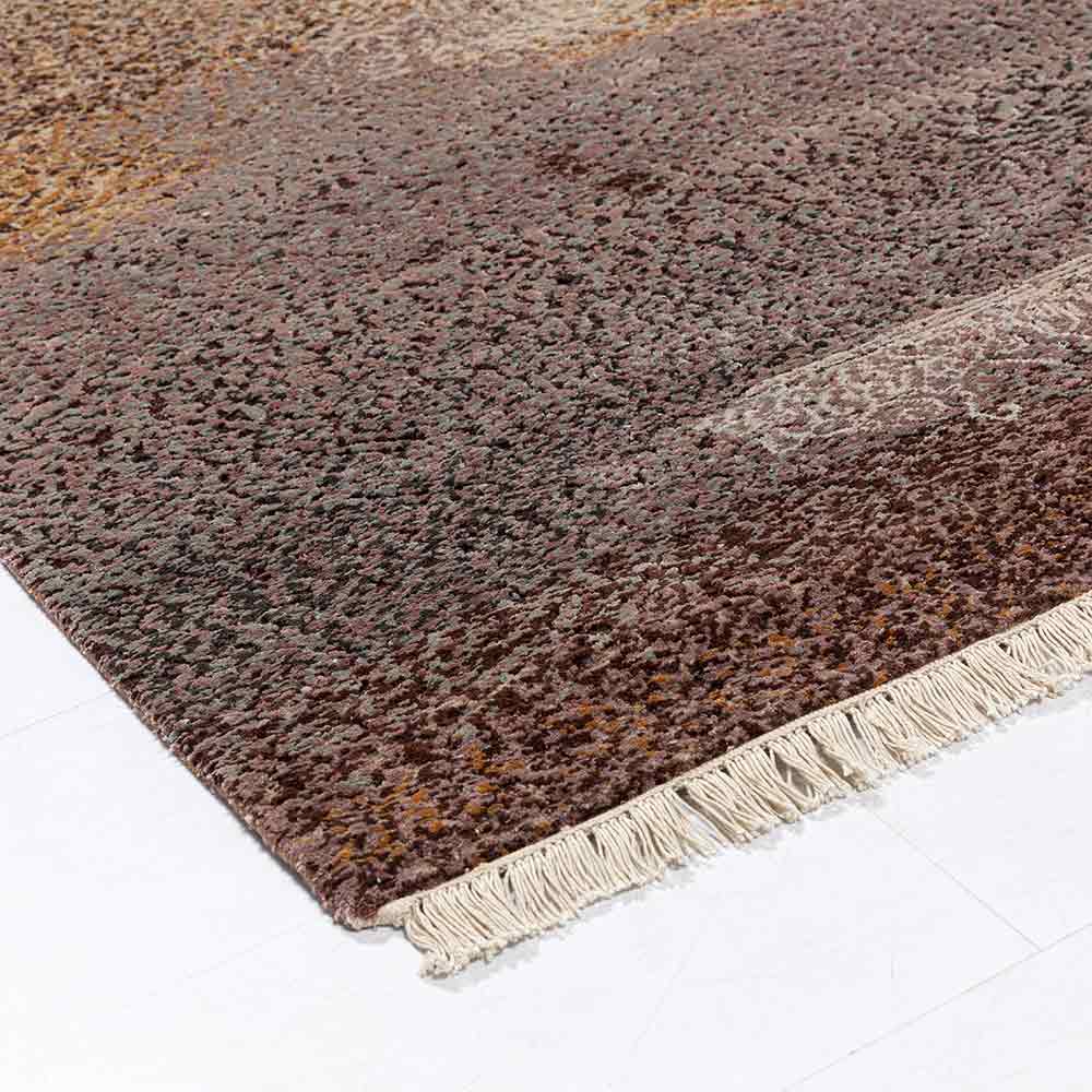 Vintage Insignia Hand Knotted Woollen and Silk Rug By Shantanu And Nikhil