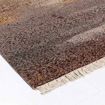 Vintage Insignia Hand Knotted Woollen and Silk Rug By Shantanu And Nikhil