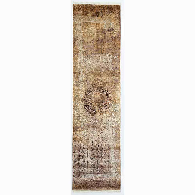 Vintage Insignia Hand Knotted Woollen and Silk Rug By Shantanu And Nikhil