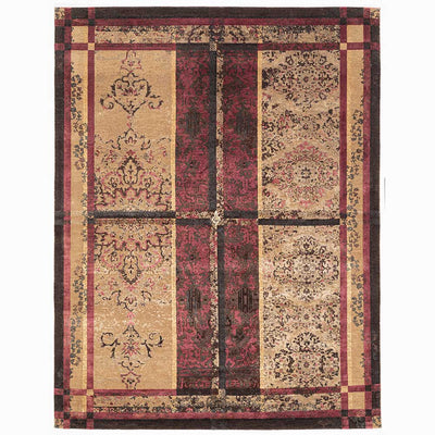 Traversing Travancore Hand Knotted Woollen and Silk Rug By Shantanu And Nikhil