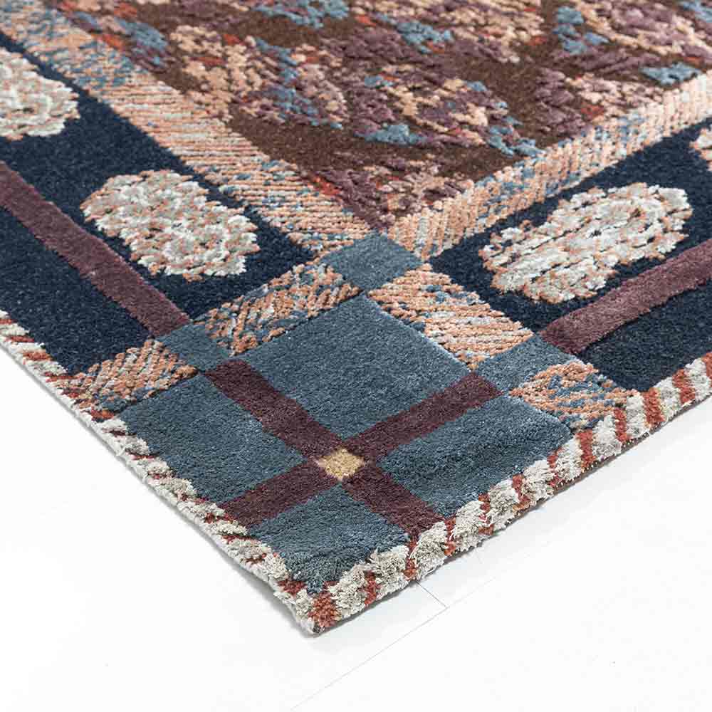 Plight of Plassey Hand Knotted Woollen and Silk Rug By Shantanu And Nikhil