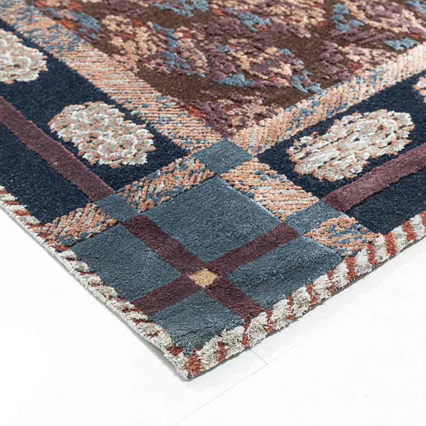 Plight of Plassey Hand Knotted Woollen and Silk Rug By Shantanu And Nikhil