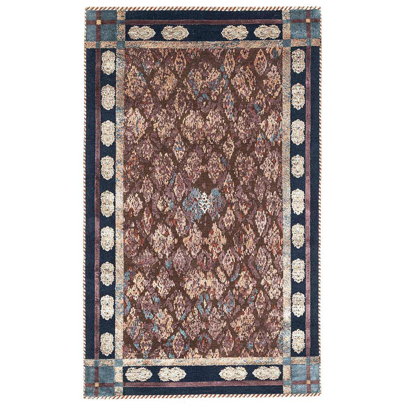 Plight of Plassey Hand Knotted Woollen and Silk Rug By Shantanu And Nikhil