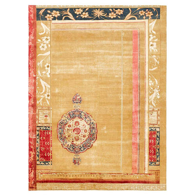 Brocade Garden Hand Knotted Woollen and Silk Rug By Tarun Tahiliani