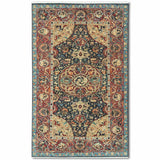 Hunting Hand Knotted Woollen Rug