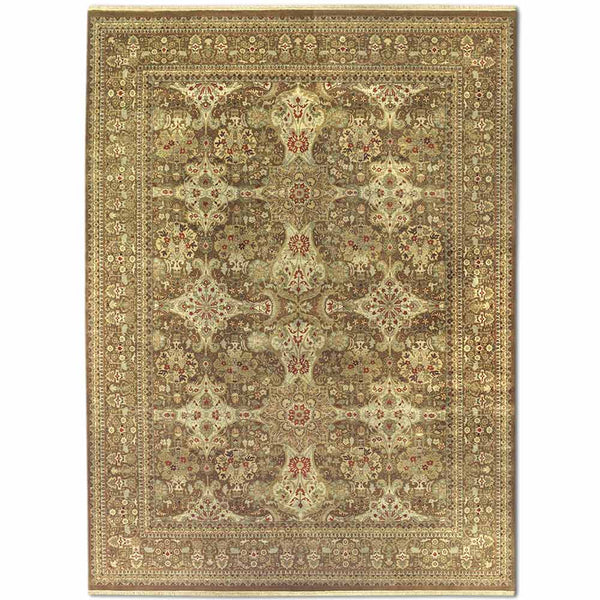 Meshed Hand Knotted Woollen Rug