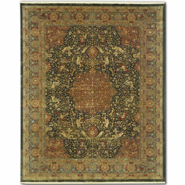 Tabriz Hand Knotted Woollen Rug