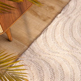 Contour Hand Loom Wool and Cotton Rug