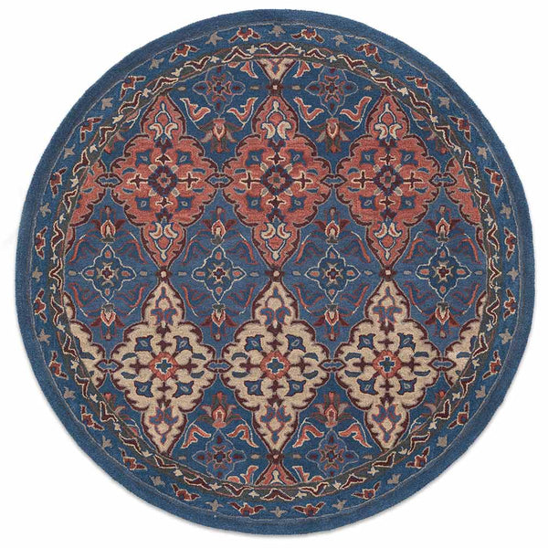 FEMAR-C5 Hand Tufted Woollen Round Rug