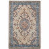 Marion Handloom Printed Woollen and Viscose rug