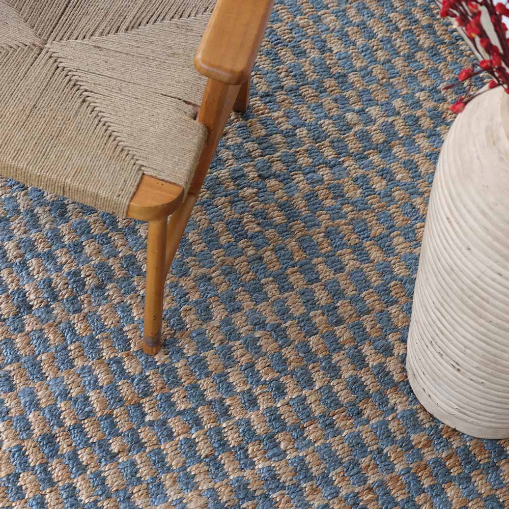 Cabir Hand Loom Jute and Hemp Rug