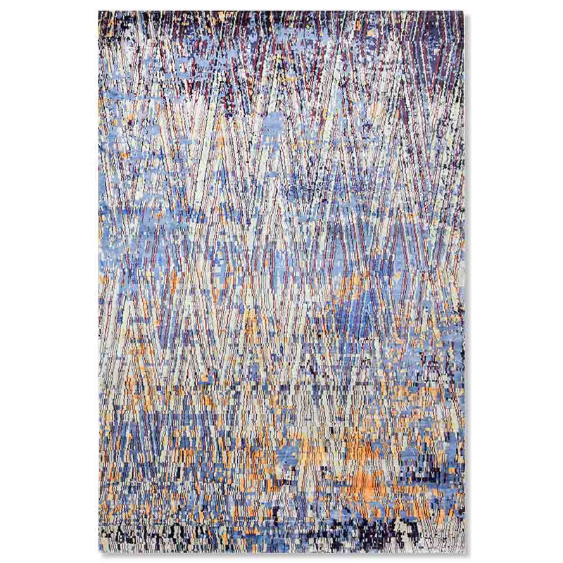 Garvin Hand Knotted Wool,  Bamboo Silk and cotton rug