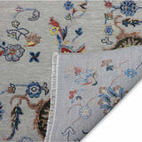 Reine Hand Knotted Woollen and Silk Rug