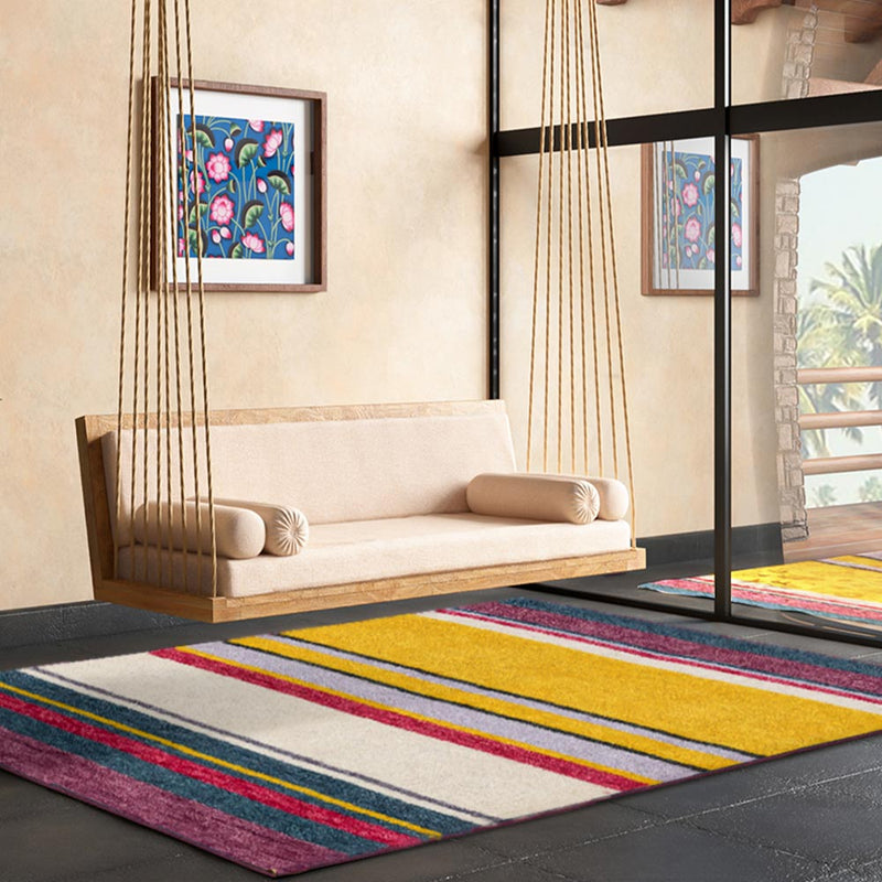 Alzu Handloom Woollen and Cotton Dhurrie