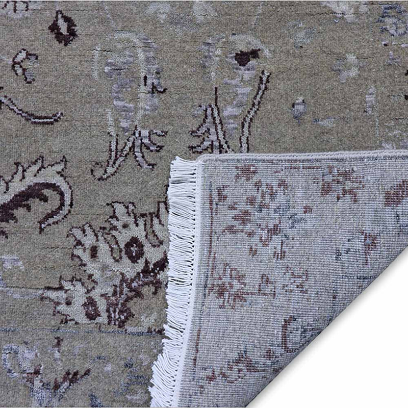 Joham Hand Knotted Woollen And Viscose Rug