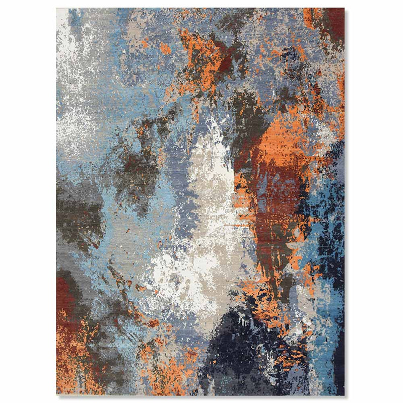 Masha Hand Knotted Wool,  Bamboo Silk and cotton rug