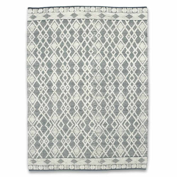 Geometric Hand Loom Recycled Polyester Rug
