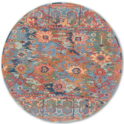 Raona Hand Tufted Woollen Round Rug
