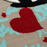 Tea Party Hand Tufted Woolen Rug By Anita Dalmia