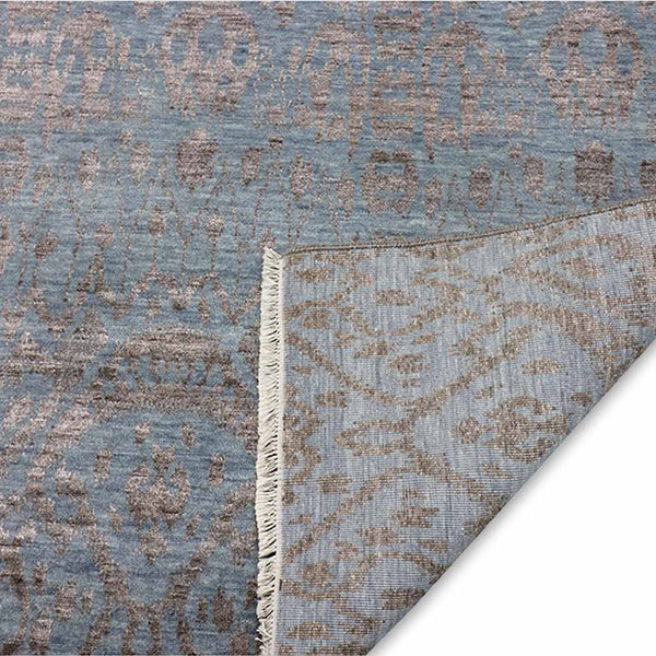 Leslie Hand Knotted Woollen And Viscose Rug
